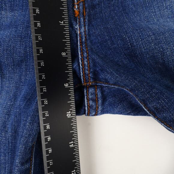 Lot of 2 Levi Womens 12 M Low Boot Cut 545 Jeans *READ* Y2K Distressed - Picture 11 of 16